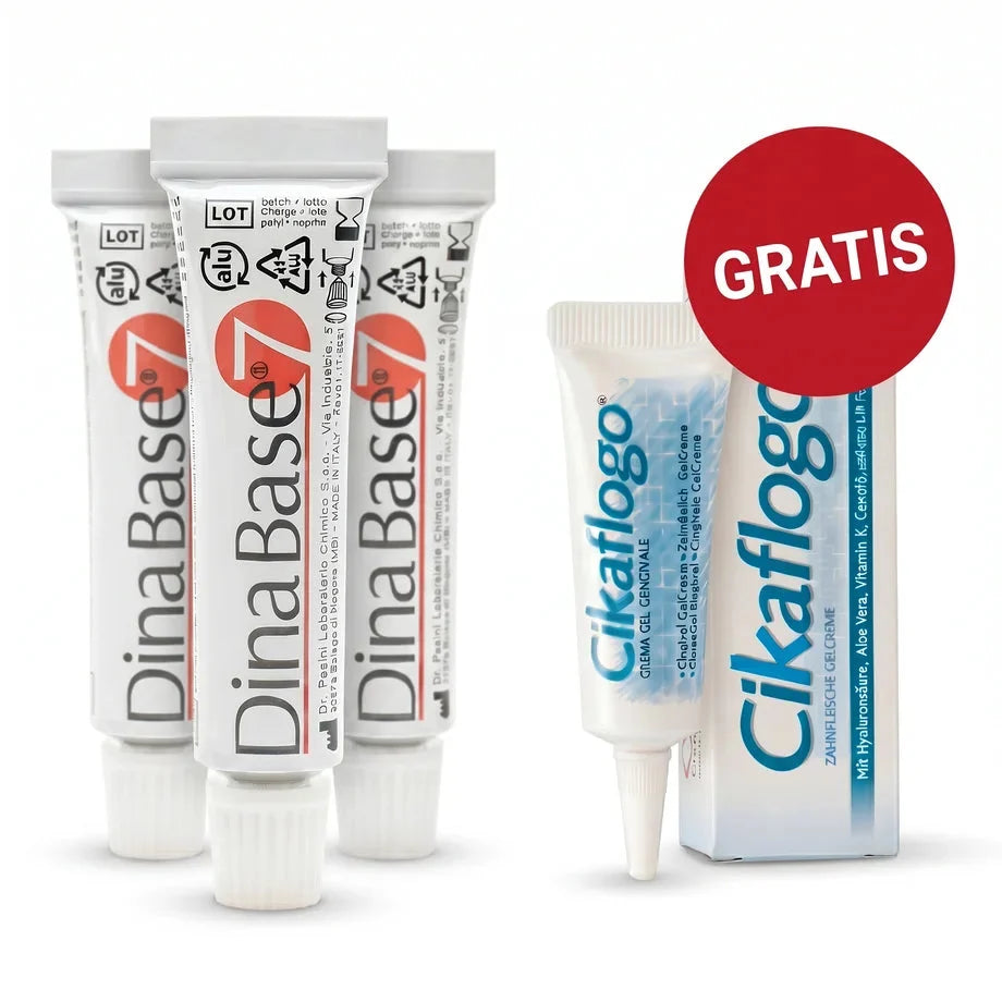 3 Tuben DinaBase7 plus gratis Cikaflogo